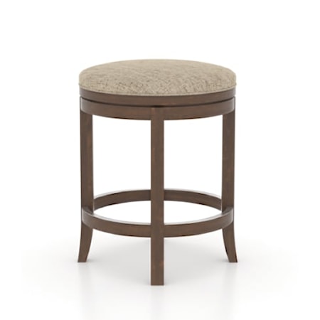 Upholstered Swivel Stool