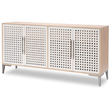 Coastal Credenza with Removable Wine Shelves