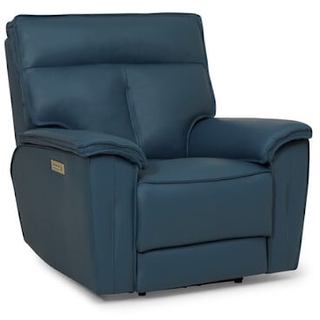 Oakley Contemporary Power Wall Hugger Recliner with Headrest and Lumbar