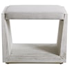 Uttermost Accent Furniture - Benches Cabana White Small Bench