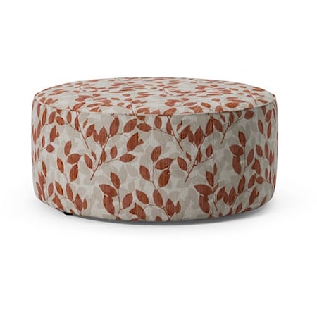 Mingle Ottomans Contemporary Round Ottoman