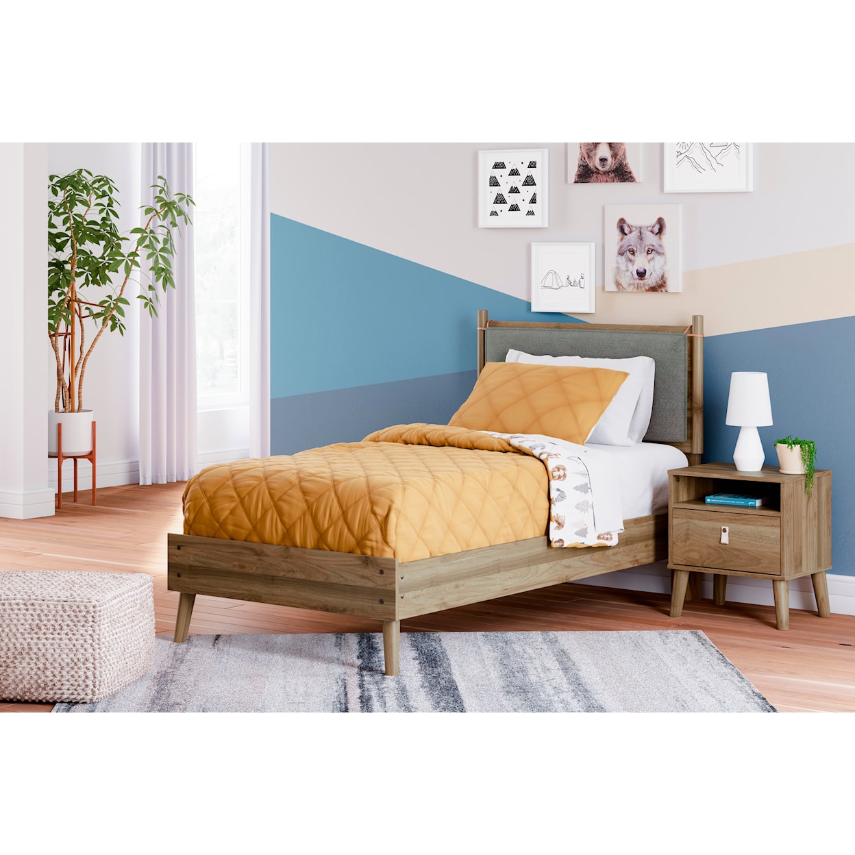 Ashley Signature Design Aprilyn Twin Panel Bed