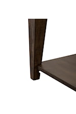 Liberty Furniture Arrowcreek Rustic Contemporary Console Stool with Upholstered Seat