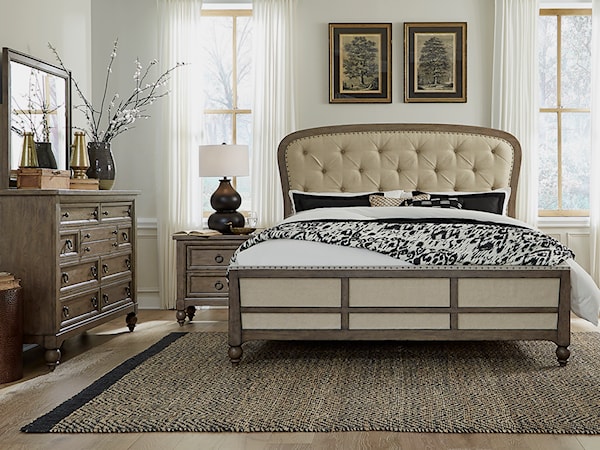 4-Piece Queen Shelter Bedroom Set