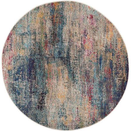 5'3" Round  Rug