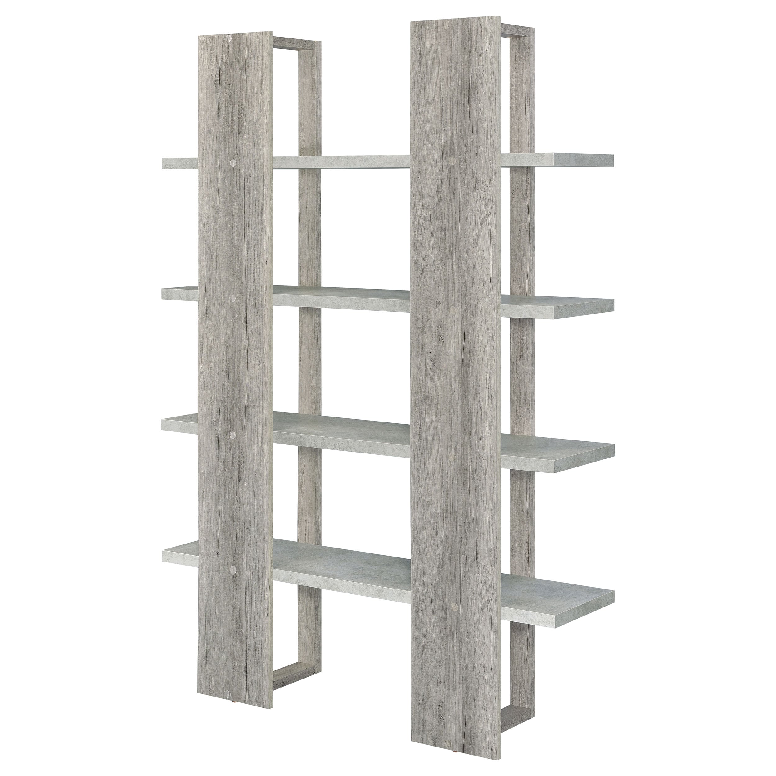 Coaster Danbrook Danbrook 4-shelf Bookshelf and Cement