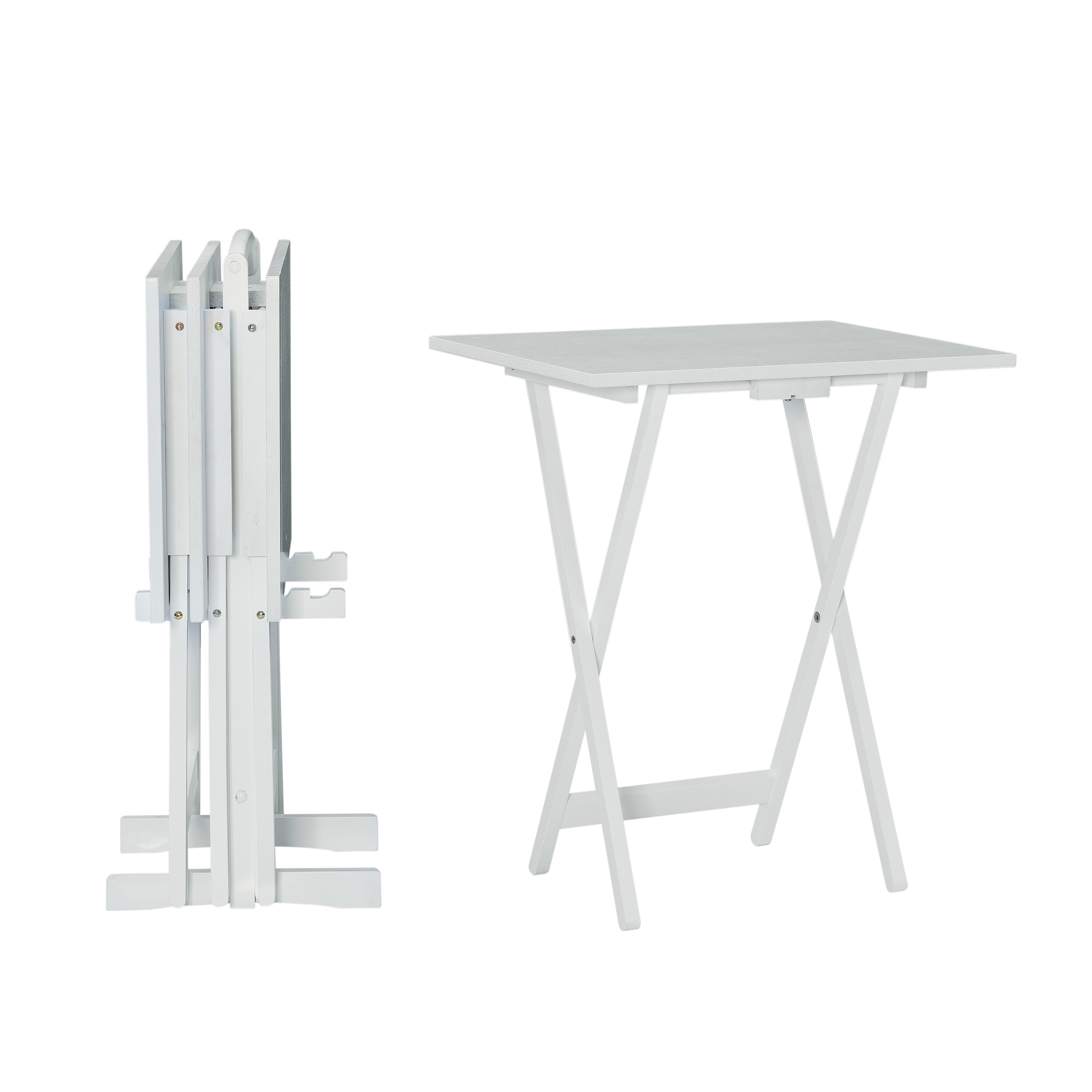 Foldable tray table set sale