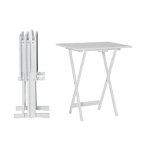 Casual Tannan 5-Piece Tray Table Set