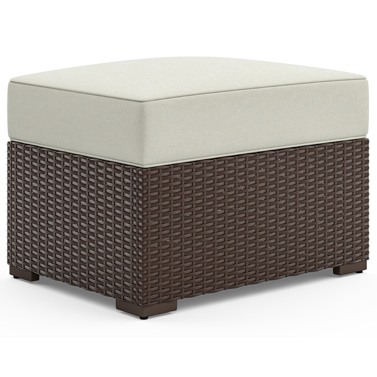 homestyles Palm Springs Outdoor Sectional and Ottoman Set