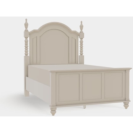 Charleston Arched Panel Full High Footboard