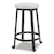 Signature Design by Ashley Challiman Vintage White Counter Height Stool
