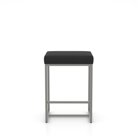 Upholstered fixed stool