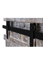 Cottage Creek Furniture Aberdeen Farmhouse 88" TV Console with Sliding Barn Doors