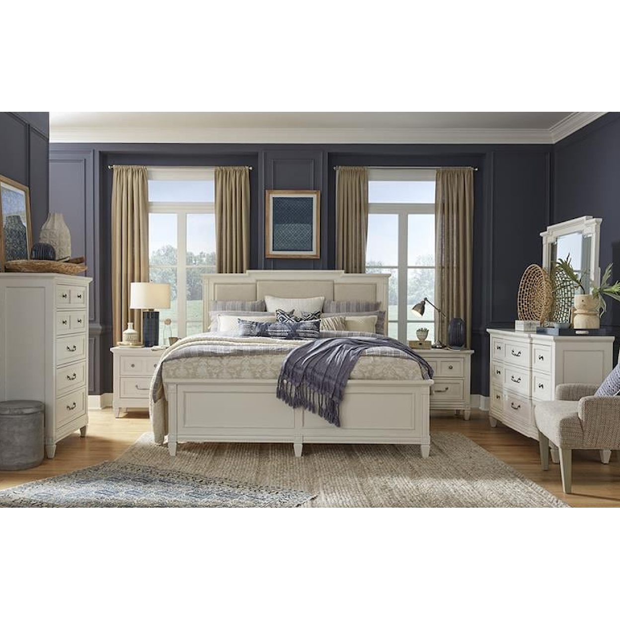 Magnussen Home Willowbrook Bedroom  6-Piece California King Bedroom Set