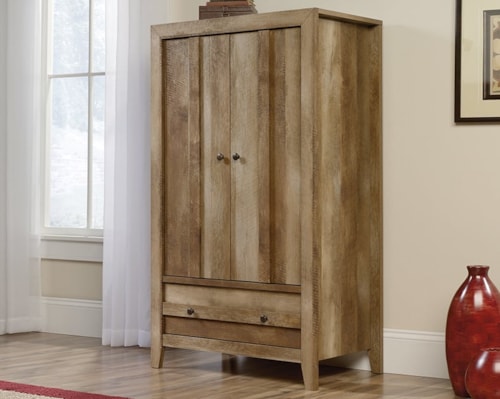 Farmhouse 2-Door Bedroom Armoire