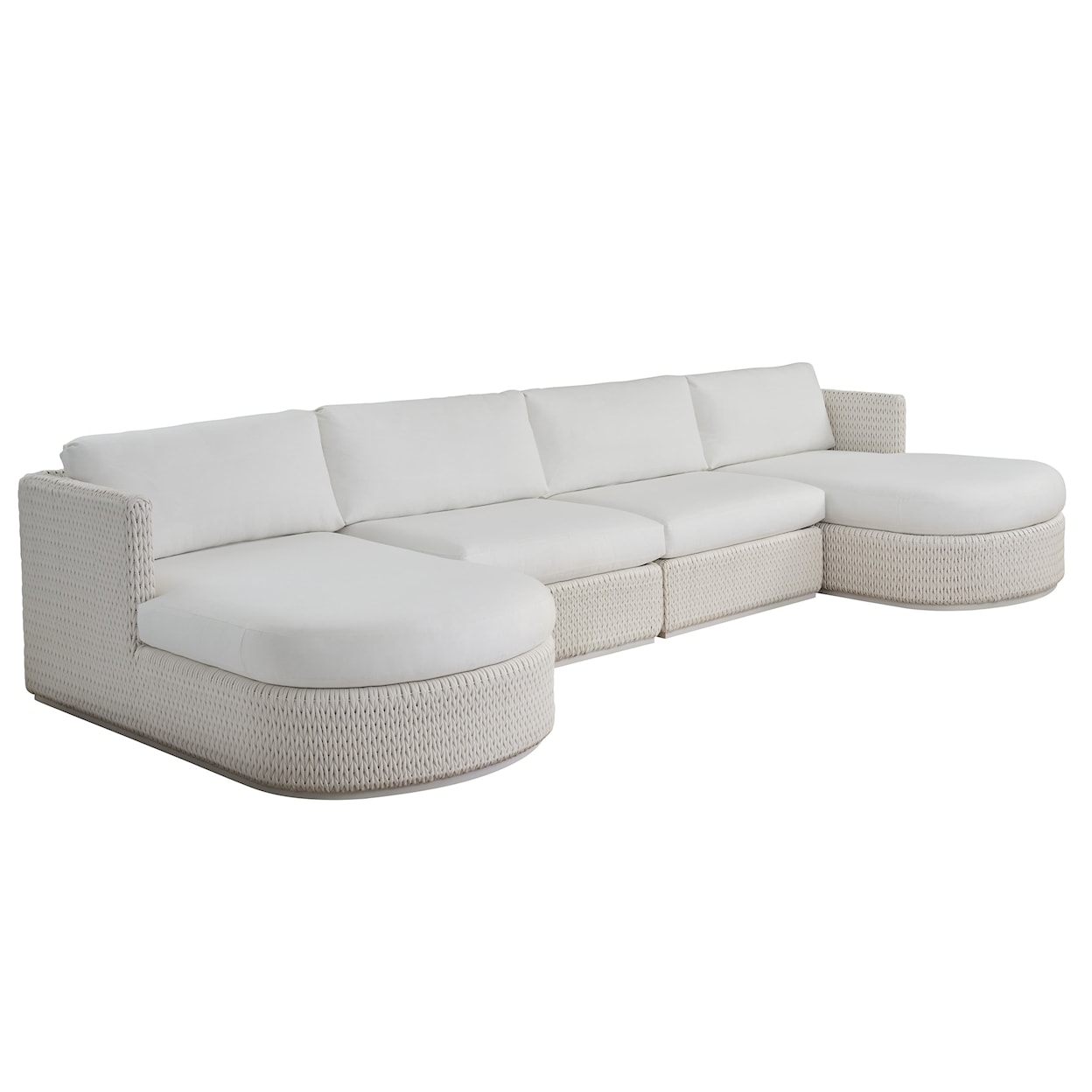 Tommy Bahama Outdoor Living Ocean Breeze Promenade Outdoor 4-Piece Sectional Sofa