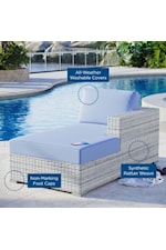 Modway Convene Convene Circular Outdoor Patio Daybed Set By Modway