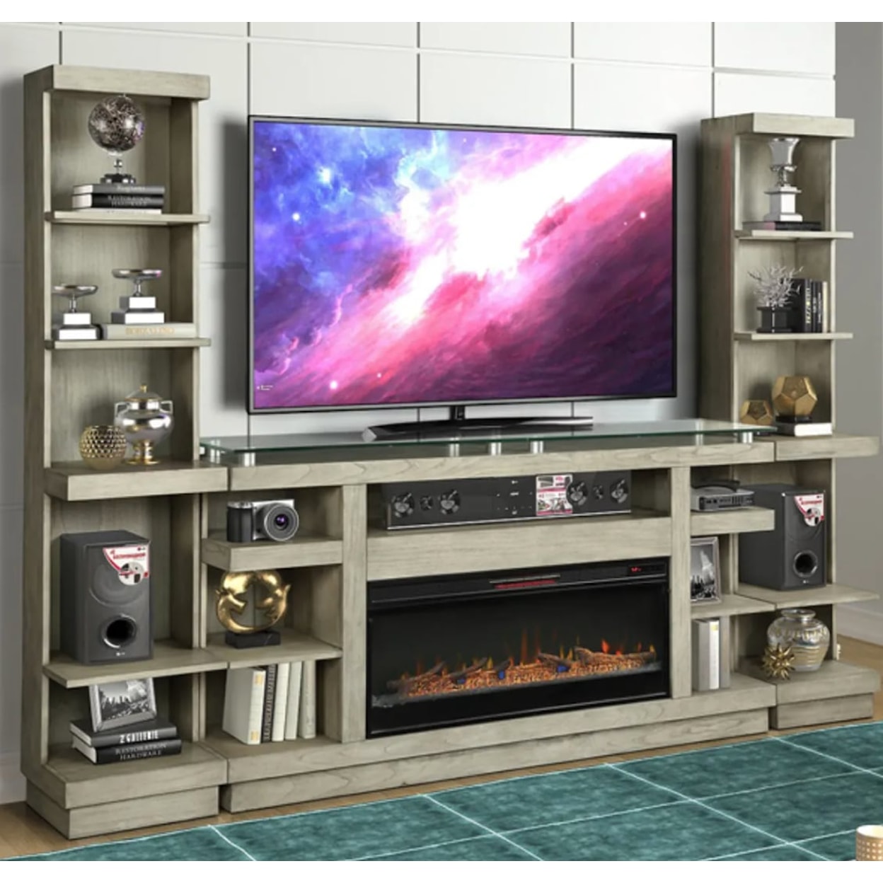 Legends Furniture Celino Fireplace Entertainment Center