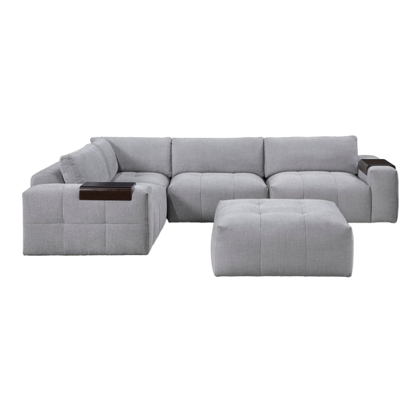 Homelegance Tidal Casual 5-pc. L-Shape Sect. Sofa w/Ottoman