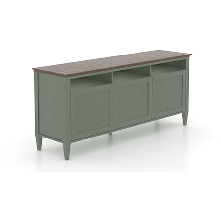 Transitional Littoral 68" Media Unit with Wire Management