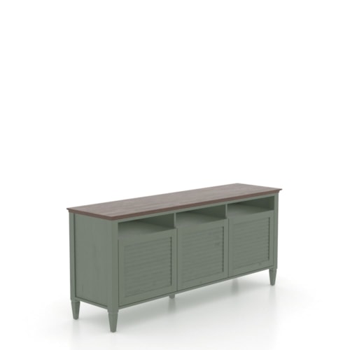 Transitional Littoral 68" Media Unit with Wire Management