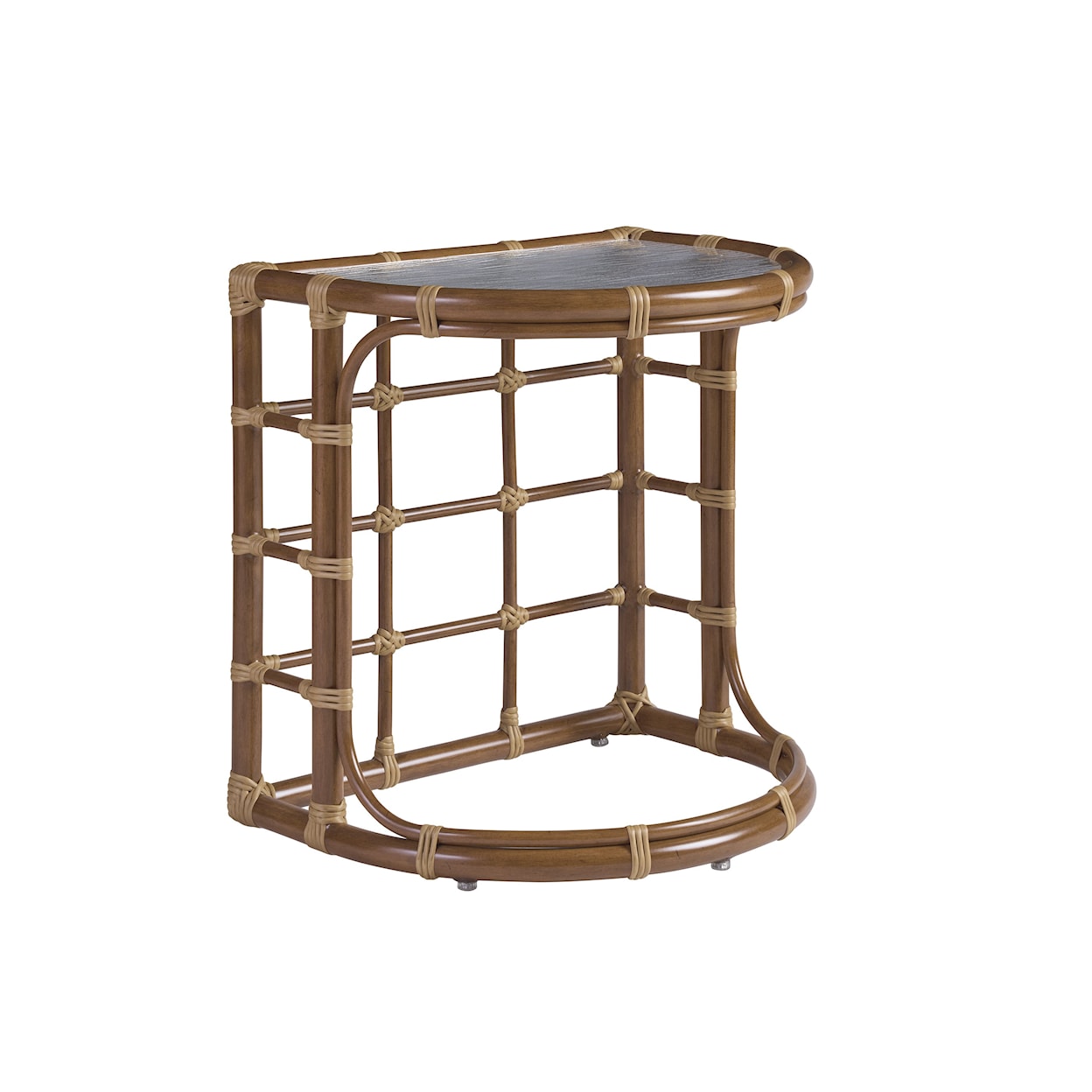 Tommy Bahama Outdoor Living Sandpiper Bay Outdoor Demilune End Table