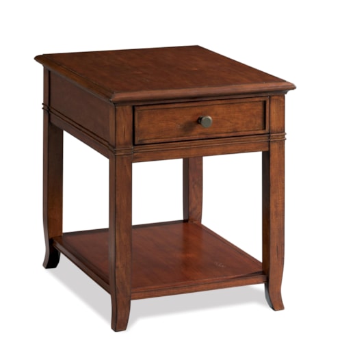 Traditional 1-Drawer End Table