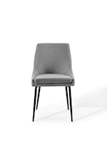 Modway Viscount Viscount Modern Accent Performance Velvet Dining Chair - Black