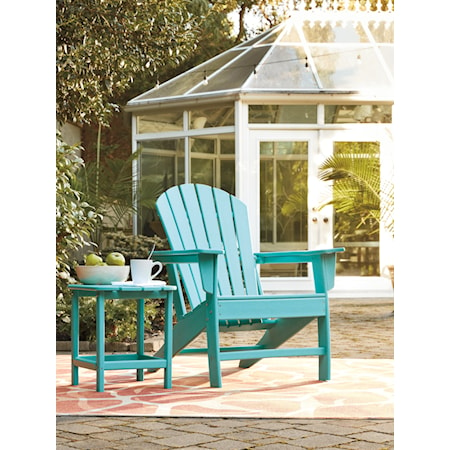 Adirondack Chair with End Table