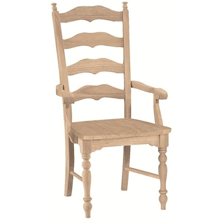 Maine Ladderback Arm Chair