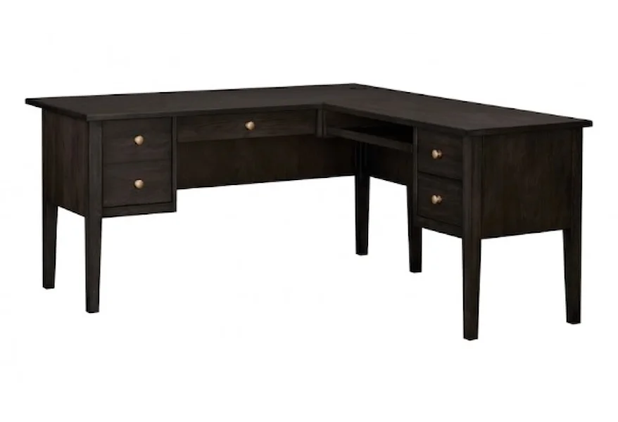 Keystone L-Shaped Desk by Winners Only at Conlin's Furniture