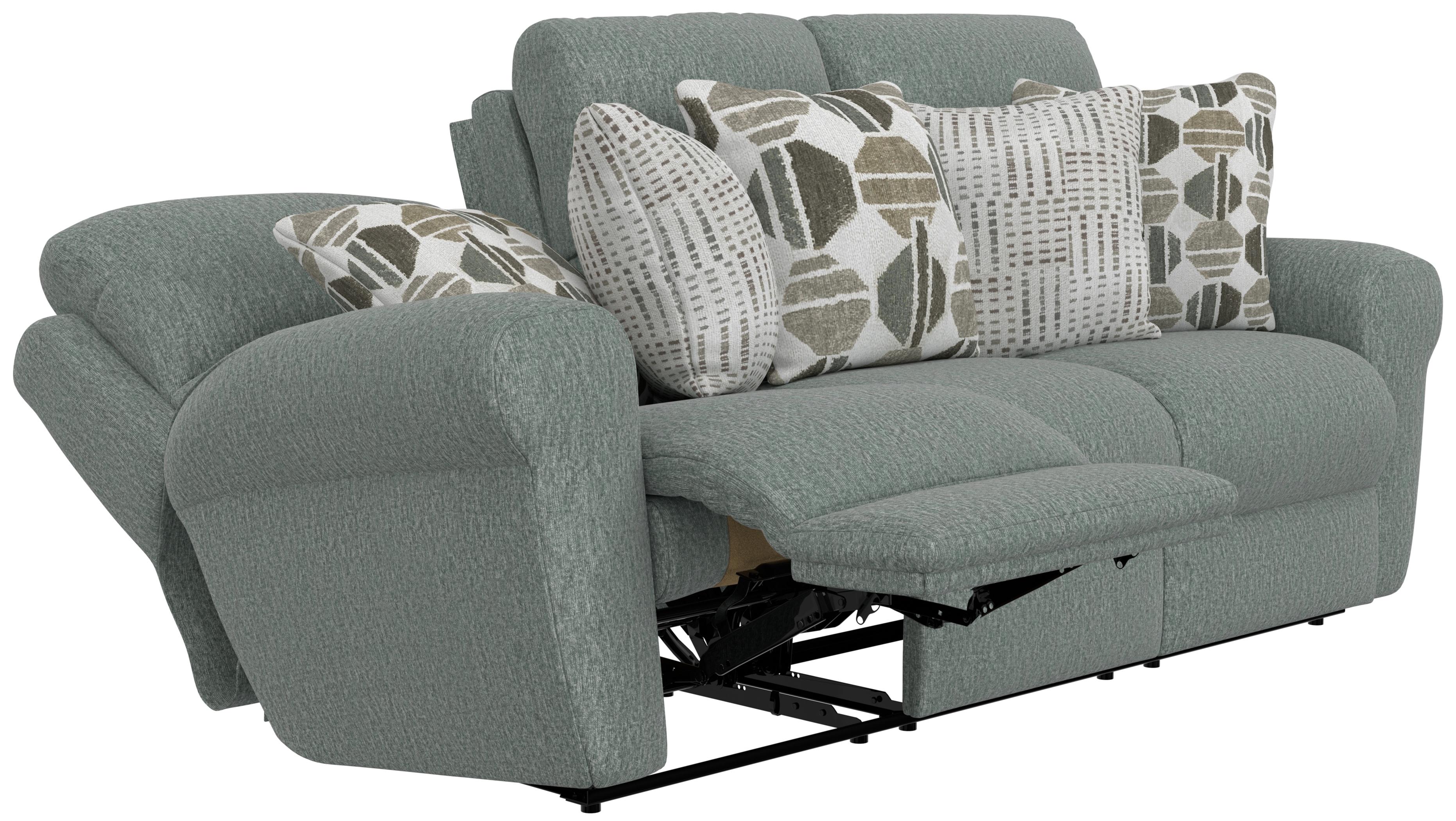 Lay Flat Manual Reclining Sofa