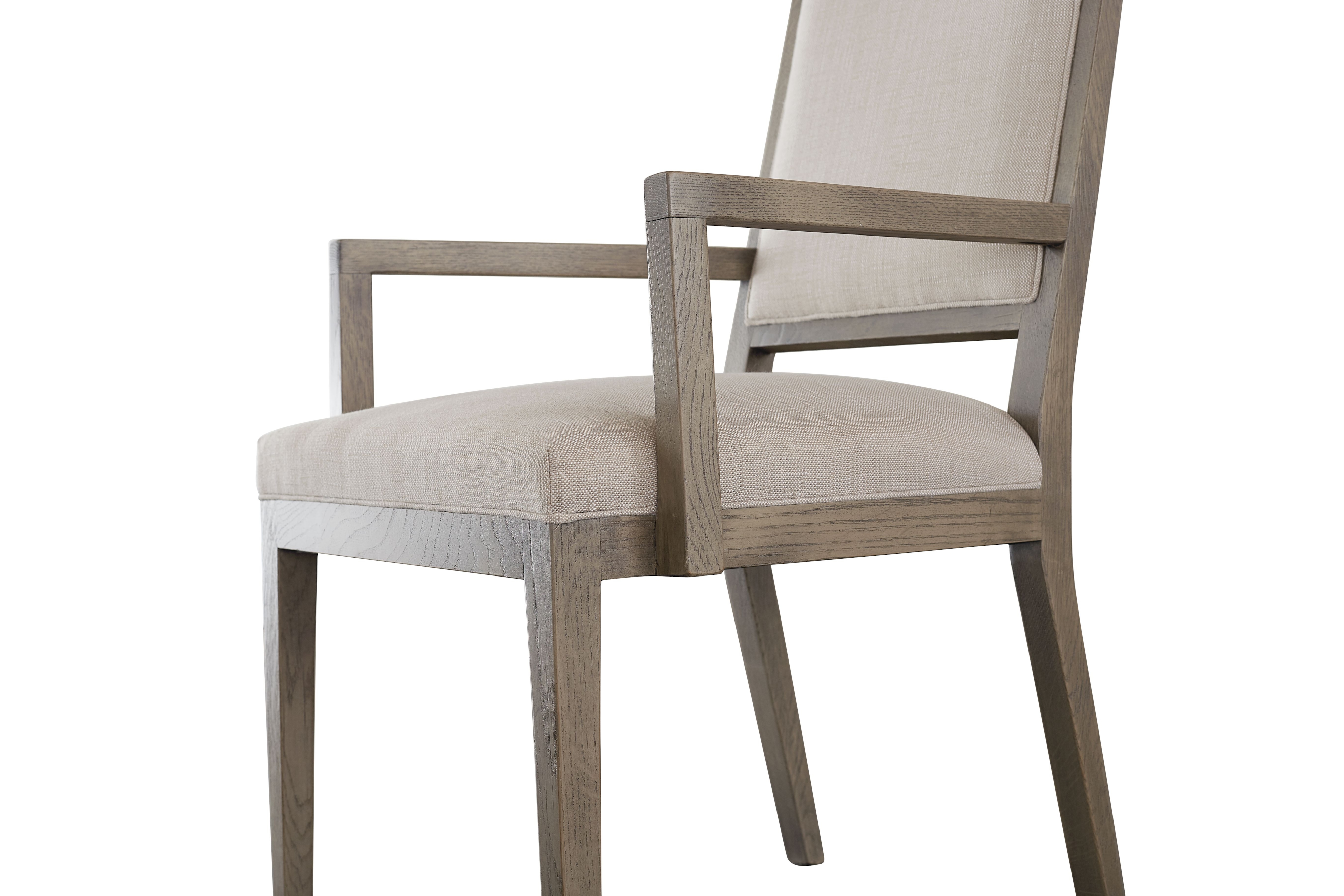 Bassett BenchMade 41211000SQ Customizable Solid Wood Arm Chair Simon