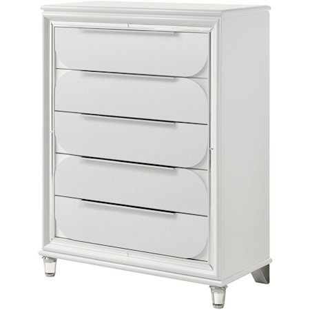 Eden Contemporary 5-Drawer Bedroom Chest