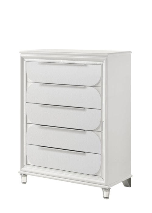 Eden Contemporary 5-Drawer Bedroom Chest