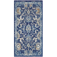 3' x 5' Navy Rectangle Rug