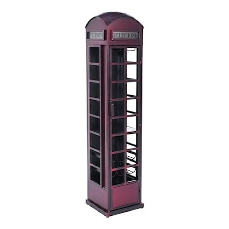 Vintage Telephone Booth Bar