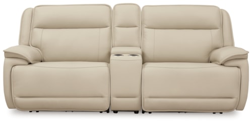3-piece Power Reclining Loveseat Sectional With Console