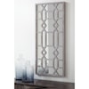 Ashley Furniture Signature Design Accent Mirrors Leora Antique Gray Accent Mirror