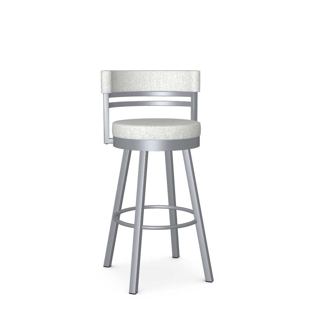 Upholstered Bar Height Swivel Stool