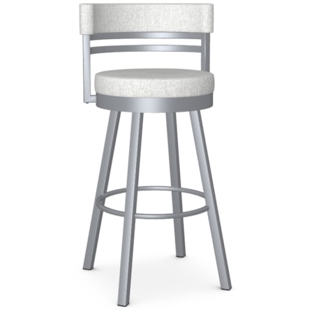 Upholstered Bar Height Swivel Stool