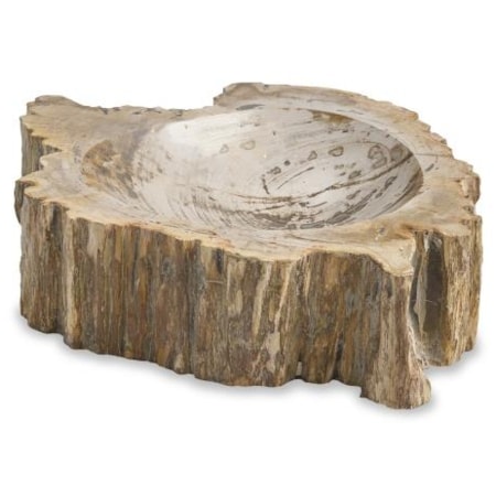 Brown Petrified Bowl
