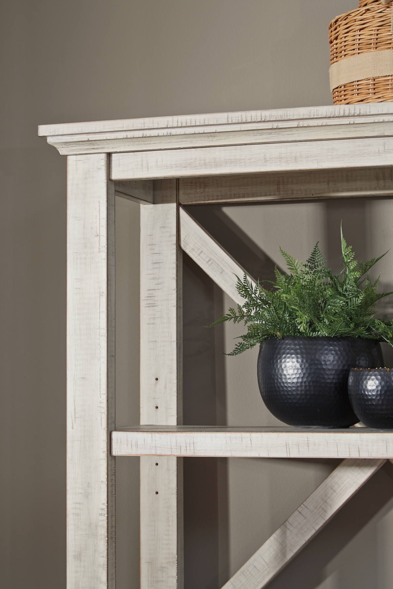 Signature Design by Ashley Carynhurst Home Office Desk, Bookcase And Printer Stand