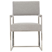 Hayes Upholstered Fabric Arm Chair
