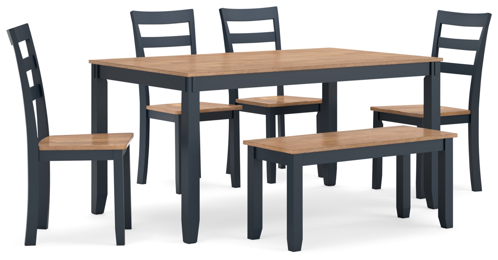 Signature Design by Ashley Gesthaven Dining Room Table Set (Set Of 6)