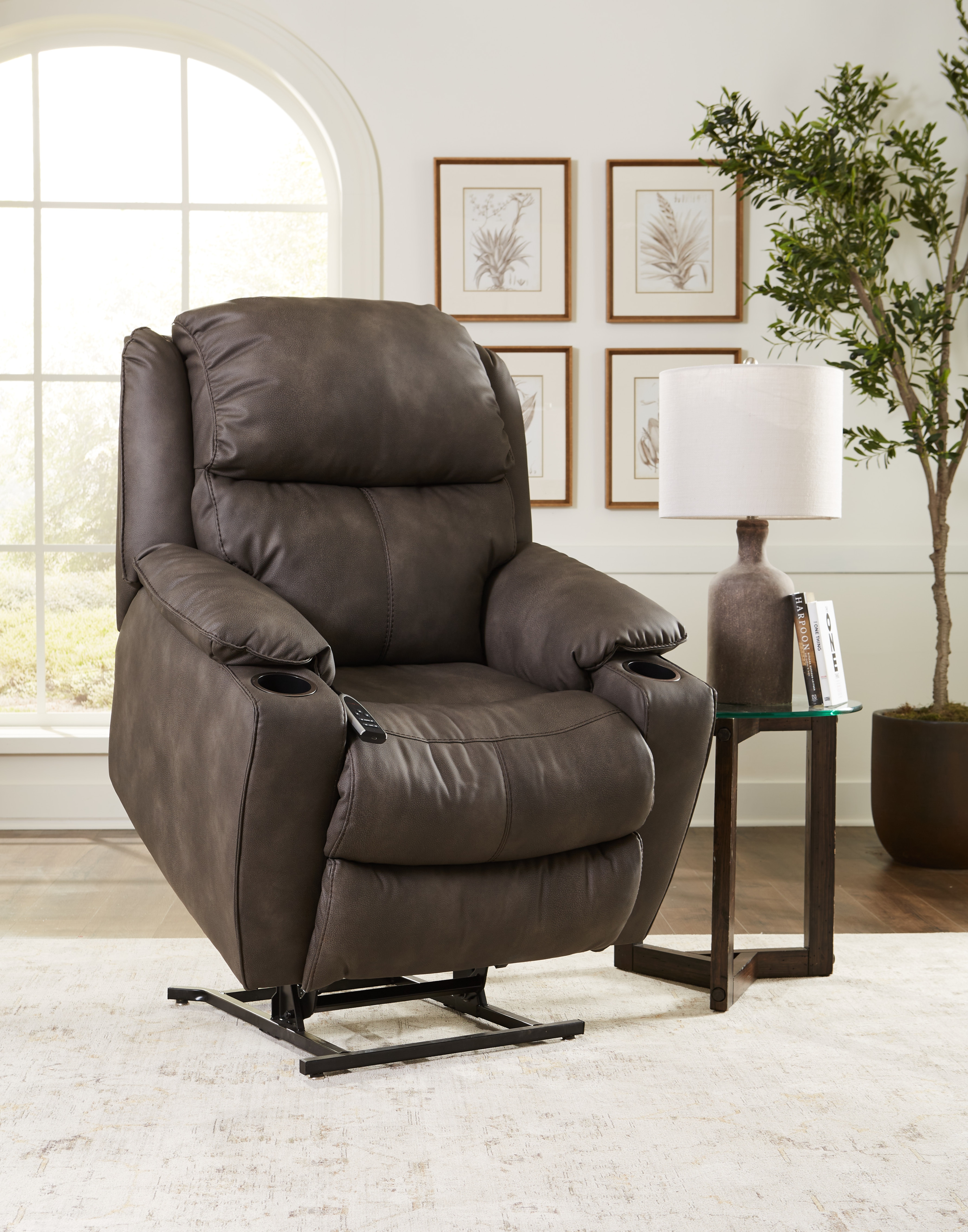 HomeStretch Stellar Power Zero-Gravity Lift Chair w/Cupholders
