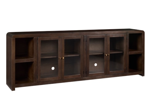 Contemporary 96" Console with 4-Doors