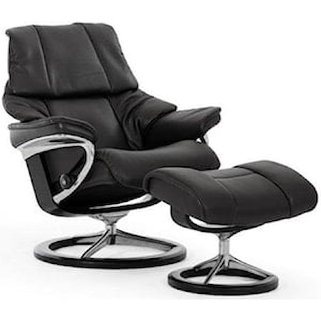 Large Reclining Chair with Signature Base