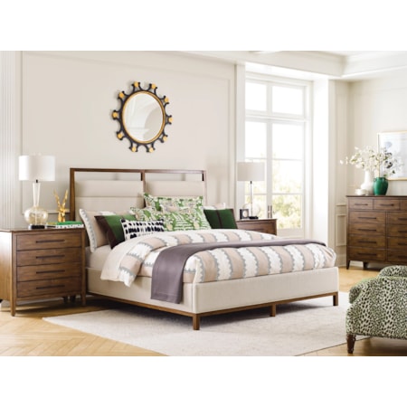 5/0 Karis Upholstered Bed - Complete