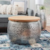 Powell Kyomi Drum Coffee Table